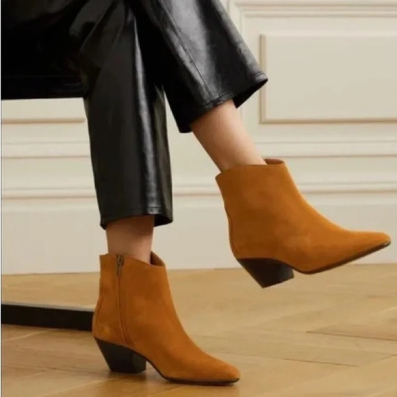ISABEL MARANT Dacken Suede Ankle Boots Size 41 / 11 US New - Picture 1 of 15